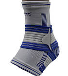 Бандаж на гомілкостоп Power System PS-6009 Ankle Support Pro Blue/White (1шт.) L/XL, фото 6