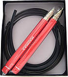 Скакалка швидкісна на підшипниках алюмінієва MadMax MFA-286 Speed jump rope Red, фото 4