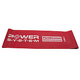Стрічка-еспандер для спорту та реабілітації Power System PS-4122 Flat Stretch Band Level 2 Red (9-11кг.), фото 5