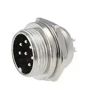 Роз'єм MIC 337, "штекер", монтажний, 7pin, діам.-16мм