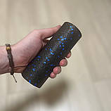 Набір для масажу та йоги PowerPlay PP_4093 EPP (3 м'ячики + валик масажер 15*5,3см.) Blue + гумка 7,5 кг., фото 6