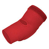 Налокітники спортивні RDX Hosiery Elbow Foam Red/White M, фото 5