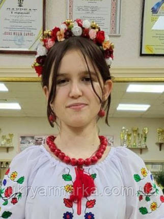 Віночок для дівчинки "Ніжні квіти"