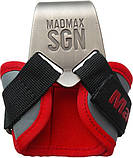 Гаки для тяги на зап'ястя MadMax MFA-330 Lat Hooks Antic silver/Grey/Red, фото 3