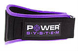 Пояс для важкої атлетики Power System PS-3210 Woman’s Power неопреновий Purple S, фото 4