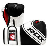 Боксерські рукавиці RDX 4B Robo Kids White/Black 6 унцій (капа в комплекті), фото 5