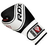 Боксерські рукавиці RDX 4B Robo Kids White/Black 6 унцій (капа в комплекті), фото 6
