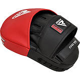 Лапи боксерські RDX T1 Curved Red/Black, фото 3