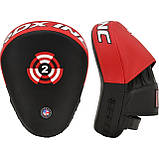 Лапи боксерські RDX T1 Curved Red/Black, фото 4