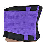 Пояс-корсет  для підтримки спини Power System PS-6031 Waist Shaper Purple S/M, фото 4
