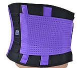 Пояс-корсет  для підтримки спини Power System PS-6031 Waist Shaper Purple S/M, фото 6