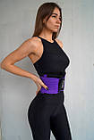 Пояс-корсет  для підтримки спини Power System PS-6031 Waist Shaper Purple S/M, фото 10