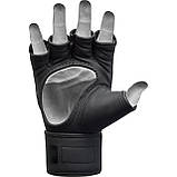 Рукавиці для ММА RDX F15 Noir Matte Black XL (капа у комплекті), фото 4