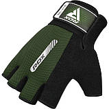 Рукавички для фітнесу RDX W1 Half Army Green M, фото 5