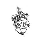 Карбюратор для генератора Husqvarna G2500P (HH 196: 5362962-01, 5362962-02, 5362962-03)