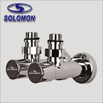 Комплект приладових кранів з американкою Solomon ART.7777 1/2"х1/2"