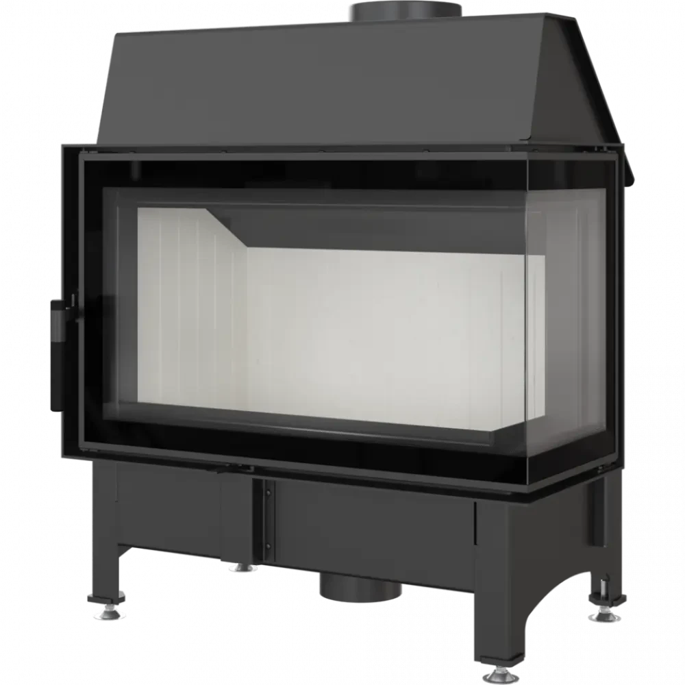 Камінна топка Kratki ZIBI 12 права BS DECO (11,0 кВт), фото 1