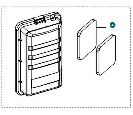 Фільтр повітряний у комплекті для генератора Husqvarna G2500P (до двигунів: див. у примітці), фото 1