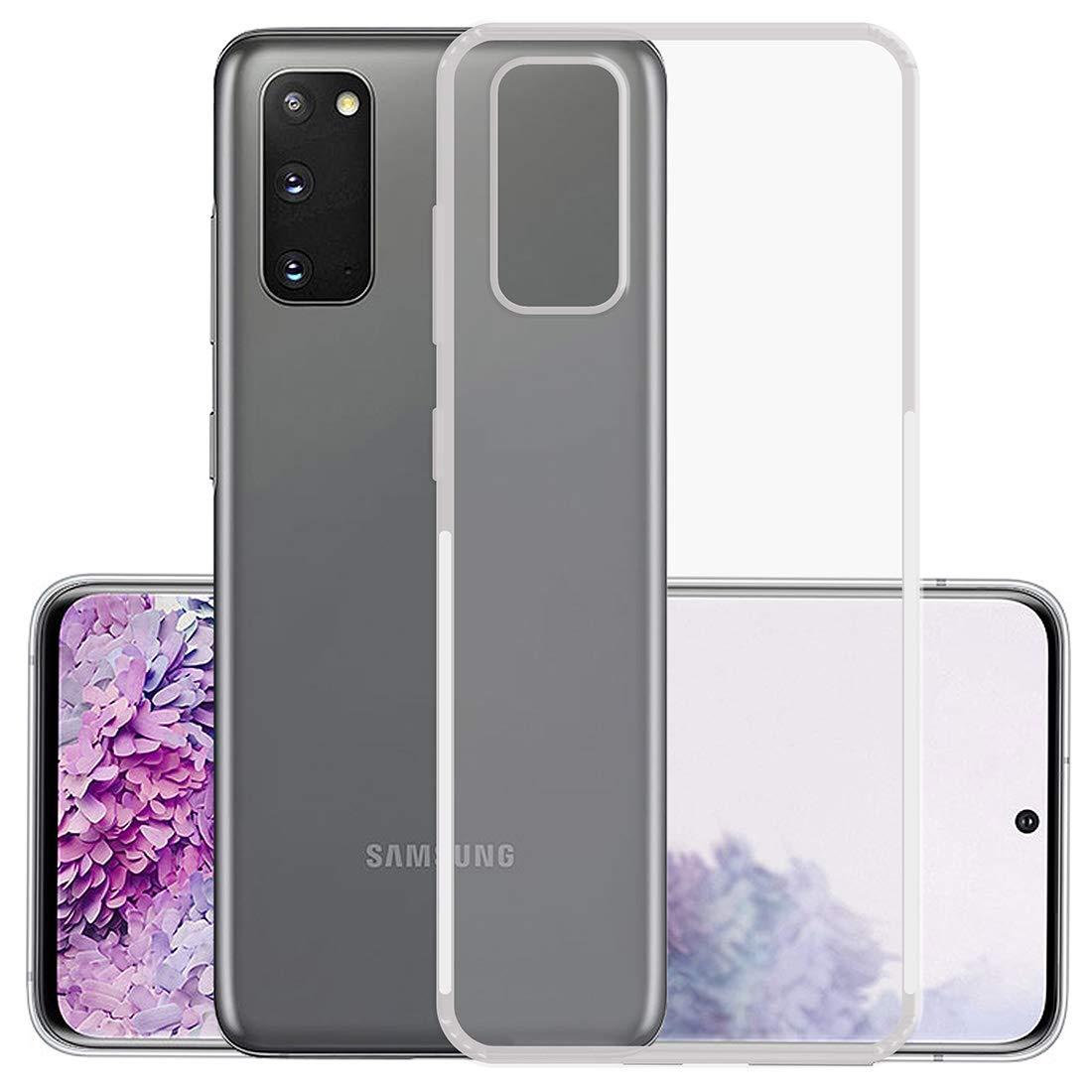 Силіконовий чохол для Samsung Galaxy S20 - Прозорий (із заглушками)