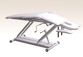 Масажної канапи М-2 з 2 регульованими висотою