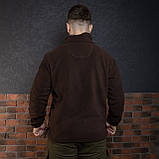 Куртка флісова чоловіча Grifon  Осло двохсторонній фліс шоколад-бежевий (M-ХXL), фото 6