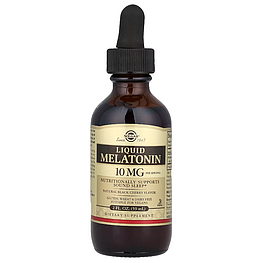 Liquid Melatonin Natural Black Cherry Solgar 10 мг 2 fl oz 59 мл
