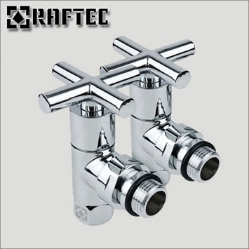Комплект приладових кранів з американкою Raftec RV-3034 1/2"х3/4" НВ