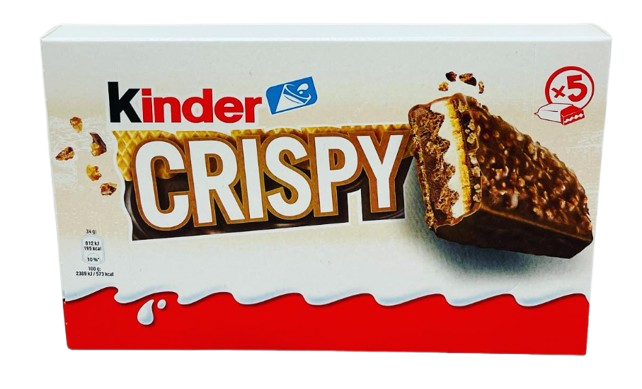 Шоколадні батончики Kinder Crispy 5 шт х 34г, фото 1