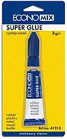 Клей суперклей 3г Economix E41213