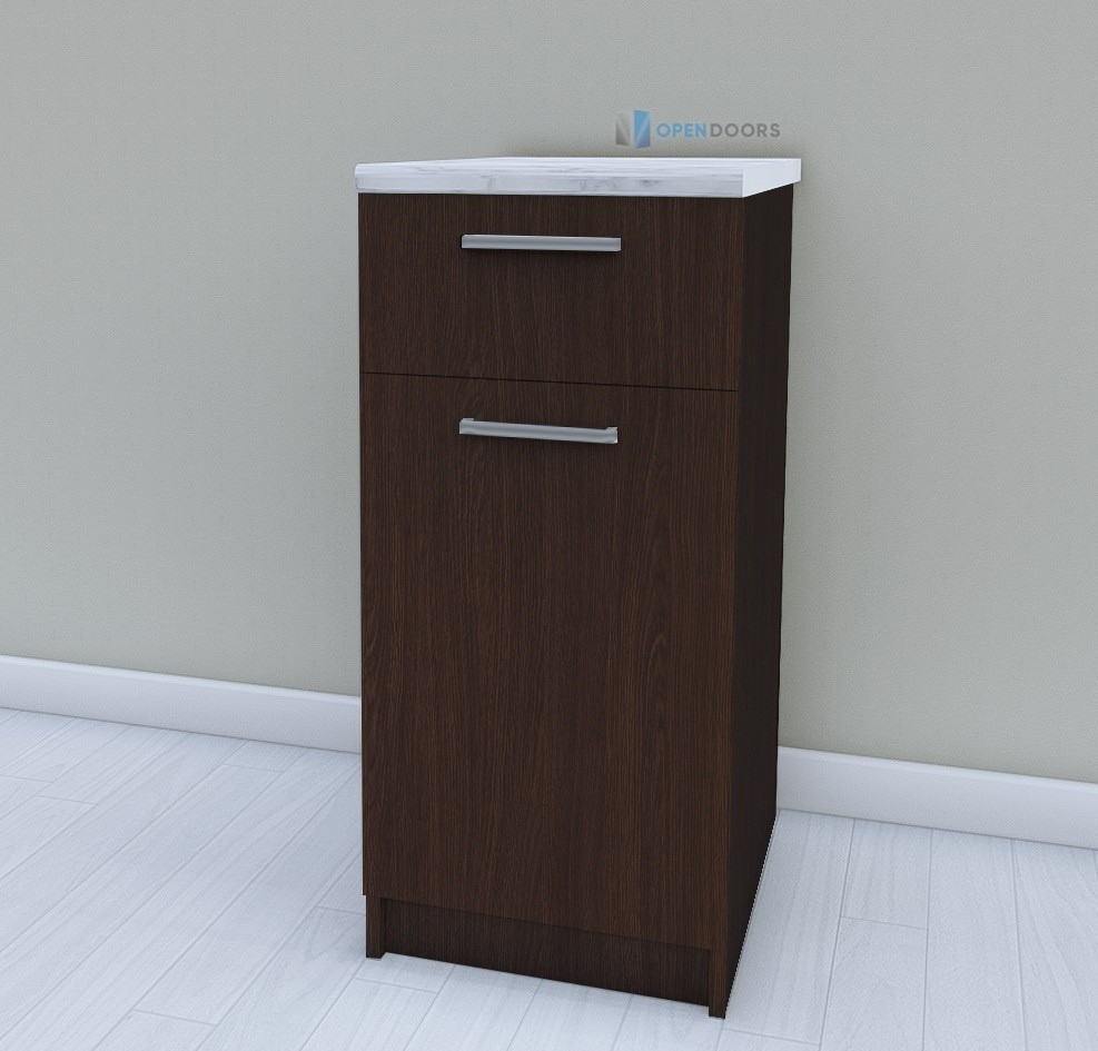Тумба нижня без стільниці М4 400 мм – ДСП | Opendoors, фото 1