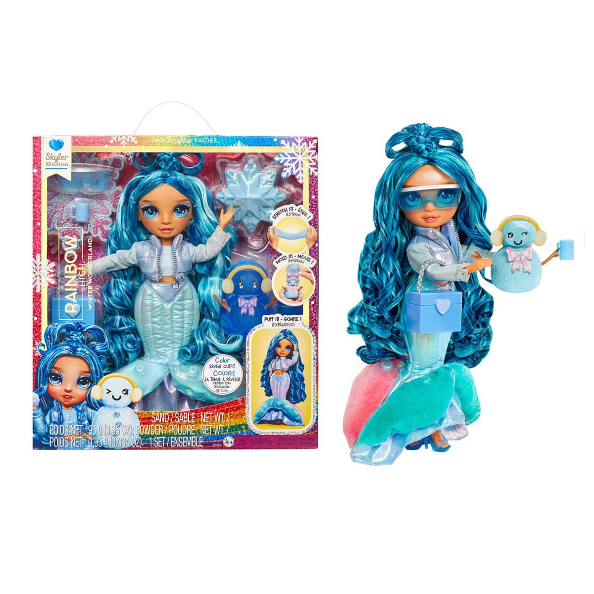 Лялька Rainbow High Winter Wonderland Скайлер (висота 28см, аксесуари) 120834