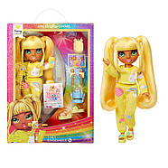 Лялька Rainbow Junior High PJ Party Санні (висота 23см, аксесуари) 503682, фото 5
