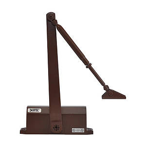 Дверний доводчик з фіксацією Dortec DT-63H Brown (45-65 кг)