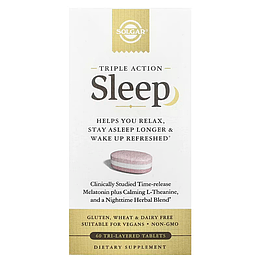 Sleep Triple Action Solgar 60 таблеток