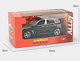 УЦІНКА! Масштабна модель автомобіля BMW X5 F15. Металева машинка. 1:32 чорна, фото 7
