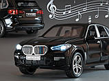 УЦІНКА! Масштабна модель автомобіля BMW X5 F15. Металева машинка. 1:32 чорна, фото 4