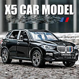 УЦІНКА! Масштабна модель автомобіля BMW X5 F15. Металева машинка. 1:32 чорна, фото 2