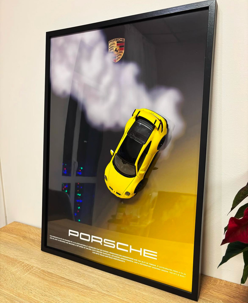 Картина авто Porsche 911 GT3 50x70 см, фото 1