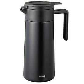 Сервер термос Hario 800 мл. Double Walled Thermal Pot With Ceramic Черный
