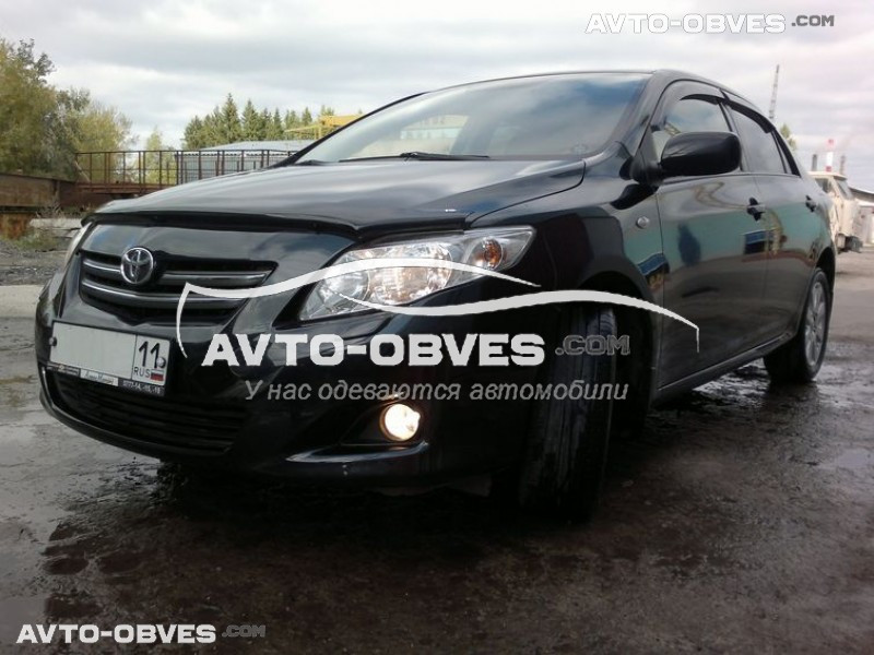 Дефлекторы окон ветровики Toyota Corolla 2007-2012 - тип: SIM - фото 3 - id-p106675694