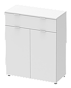 Сучасний високий комод, стильний комод із шухлядою та дверцятами у вітальню Рон 2