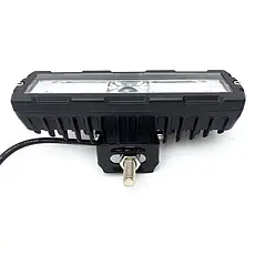 LED фара 30W 3D-лінза з чітким світловим кордоном 160х46 мм - біле та жовте світло, фото 3