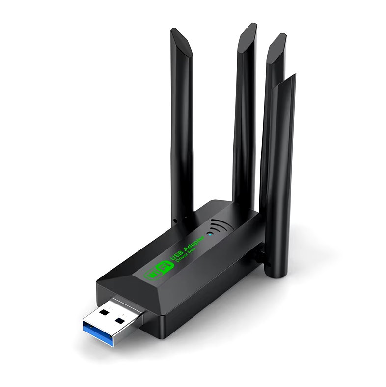 WiFi USB адаптер дводіапазонний 2.4G+5Ghz Wi-Fi Dual Band 4 антени 802.11AC USB3.0 мережева карта USB wifi-адаптер