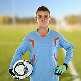 Воротарські рукавиці дитячі футбольні спортивні для воротаря дітей футболістів розмір 5 Hechpro (8198), фото 7