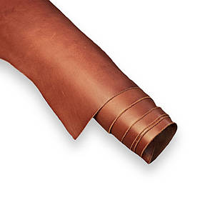 Шкіра натуральна Краст DR т.1,2-1,4 мм колір коньяк
