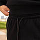 Чоловічий теплий спортивний костюм флісовий чорний базовий зручний зимовий - фото 10 - id-p2451555646