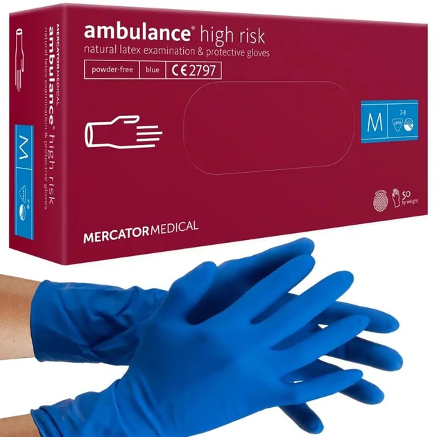 Рукавичка "L" AMBULANCE (упаковка 25 пар)