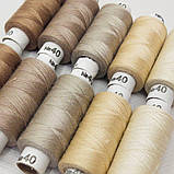 Набір ниток К-36 з градієнтом 40/2 100% поліестер 180м., фото 3