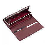 Жіночий шкіряний зручний гаманець Marco Coverna (051) бордовий, фото 6