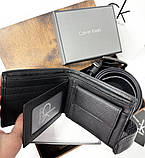 Чоловічий подарунковий набір ремінь і портмоне дерев'яній коробці СК (451), фото 10